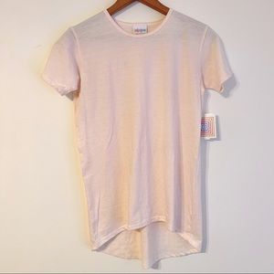 LulaRoe light pink girls T-shirt